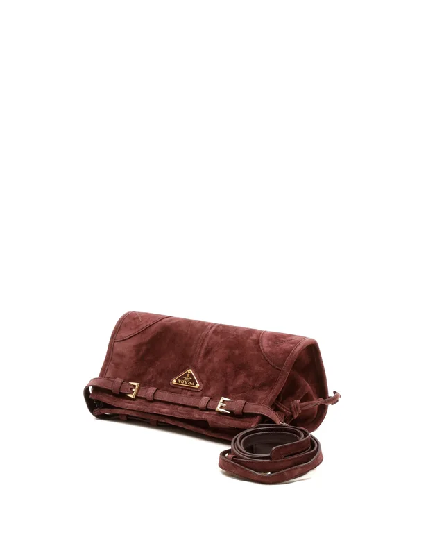 Prada Small Bonnie Suede Bag in Suede from A Retro Tale, photo 4 of 7