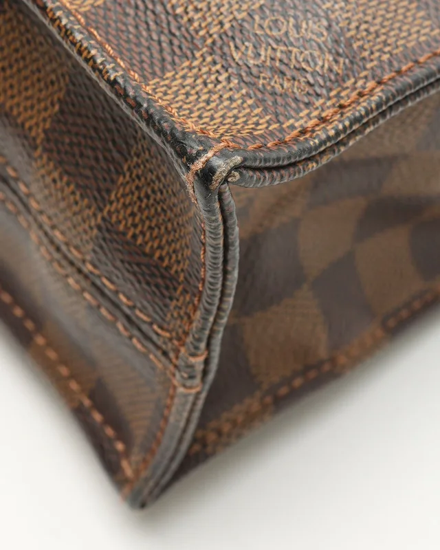 Louis Vuitton Damier Ebene Sac Plat GM Bag in Brown from A Retro Tale, photo 7 of 10