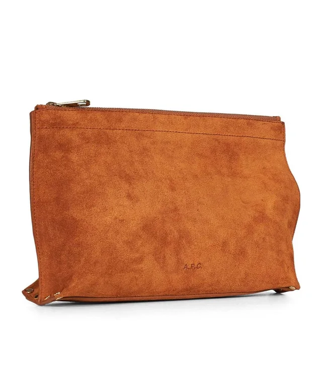 A.P.C. Logo Embossed Zipped Clutch Bag, photo 3 of 3 from SENSER