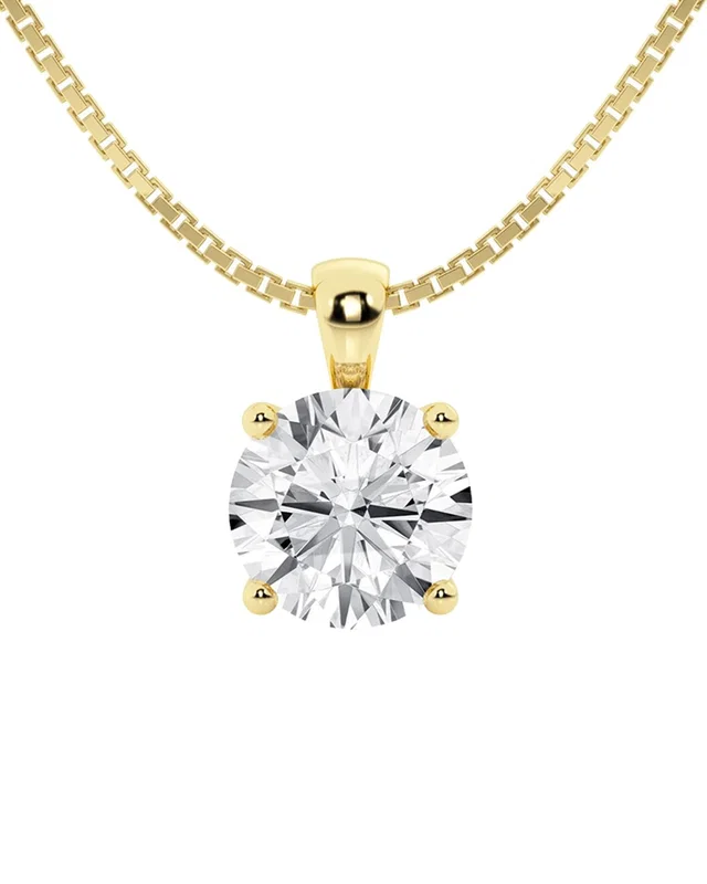 Lab Grown Diamonds 14K 1.75 ct. tw. Lab-Grown Diamond Pendant Necklace, image 1 of 1 from Rue La La