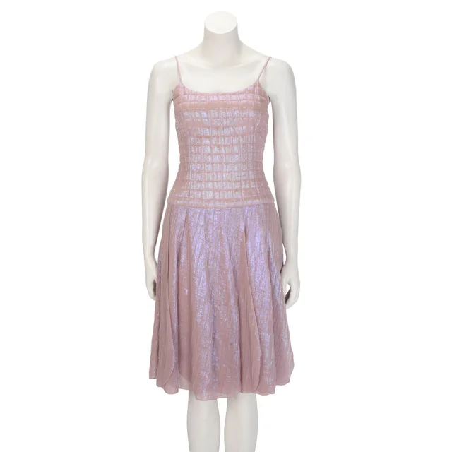 Chanel Iridescent Petal Skirt Dress in Pink from Blue Spinach