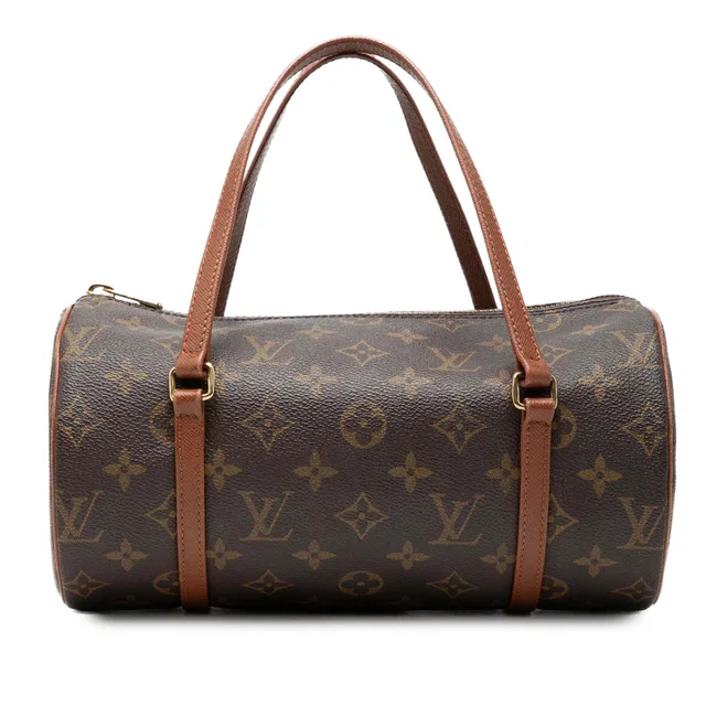 Brown Louis Vuitton Monogram Papillon 26 Handbag in Brown Coated canvas from Designer Revival