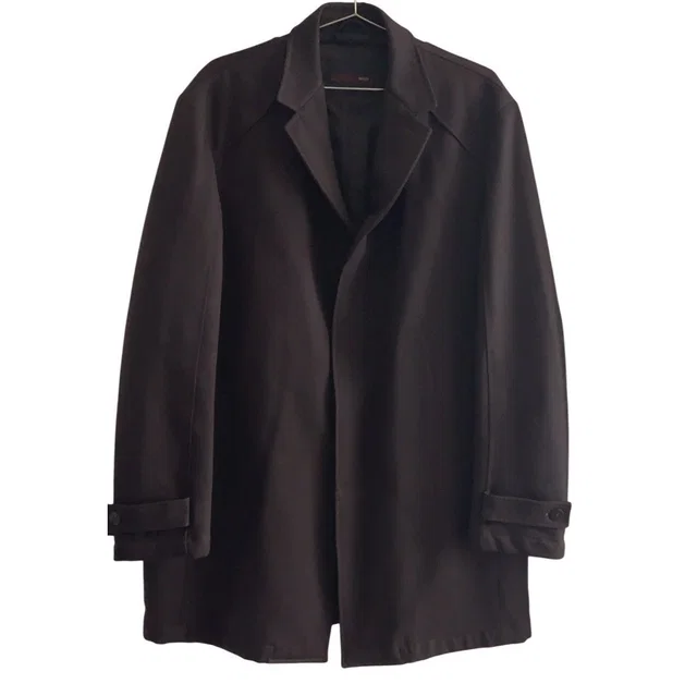 Bally Men's Designer Brown Wool Blend "Panama" Jacket Sz: 46 Us in brown|red Wool from Poshmark