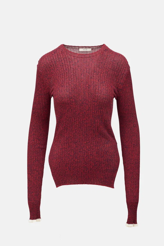 Celine 2015 Ribbed Knit Top from VSP Consignment