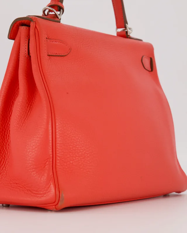 Hermès Kelly 28 Retourne Bag in Pink Togo leather from Sellier, photo 13 of 20