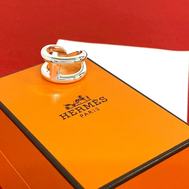 Hermès Osmose PM 925 Sterling Silver Ring in Silver from The Reluxe