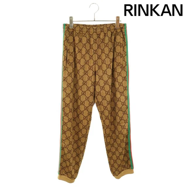 Gucci GG All Over Pattern Technical Jersey Long Pants XS in Nylon from The Reluxe
