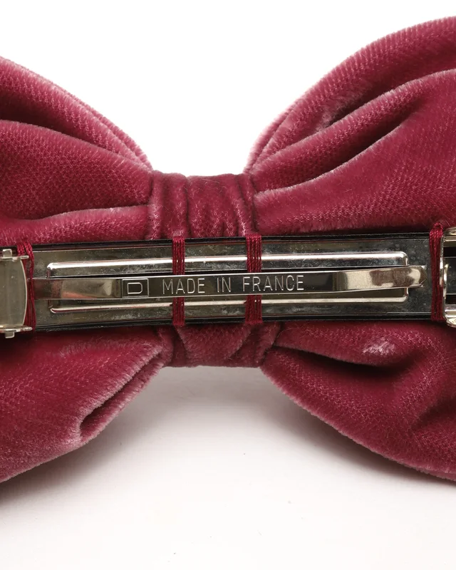 Chanel Velour Ribbon Hair Clip from A Retro Tale, photo 3 of 4