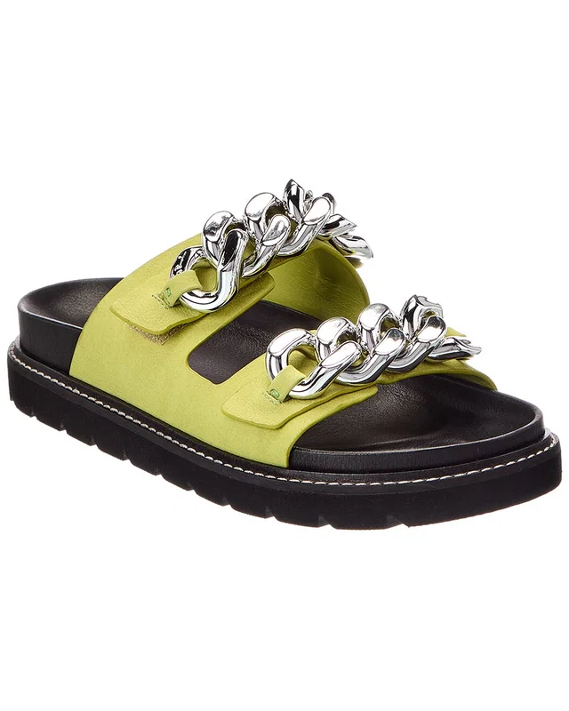 Tory Burch Adrien Two Band Leather Slide Sandal, image 1 of 1 from Rue La La