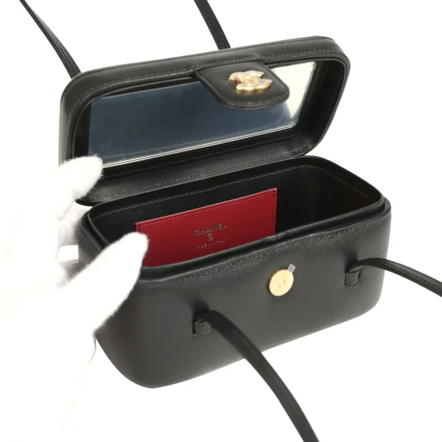 Chanel Preppy Coco Long Vanity in Black Caviar leather from Madison Avenue Couture, photo 8 of 10