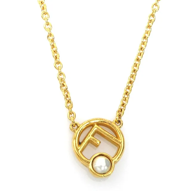 Fendi Necklace Gold in Gold from The Reluxe
