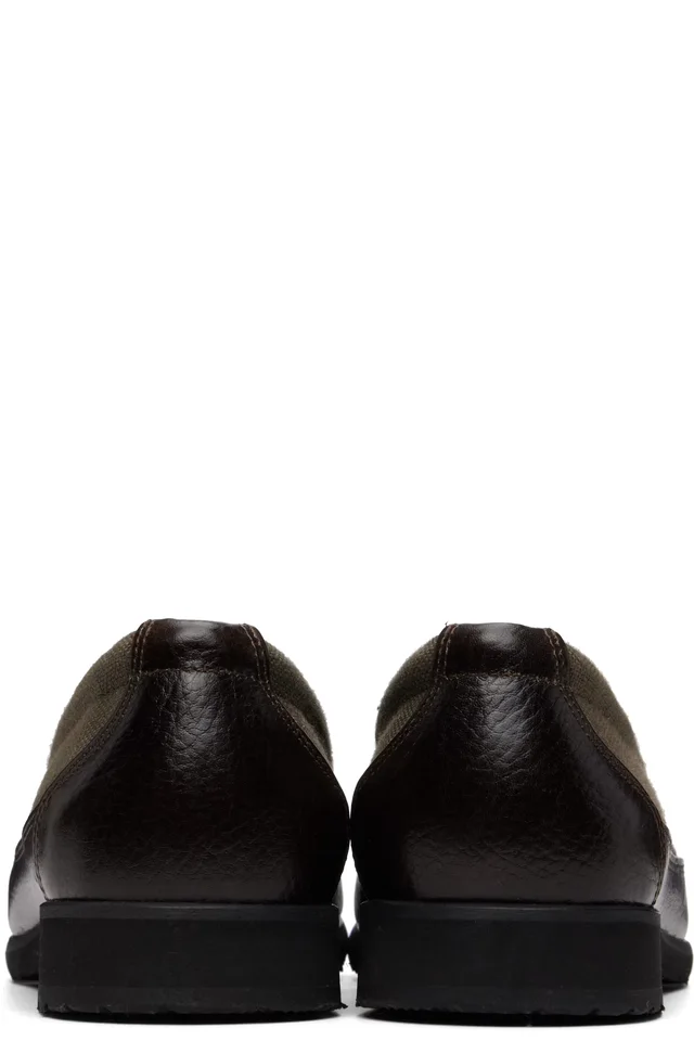 OUR LEGACY Khaki Bohemian Slipper Loafers, photo 2 of 4 from SSENSE