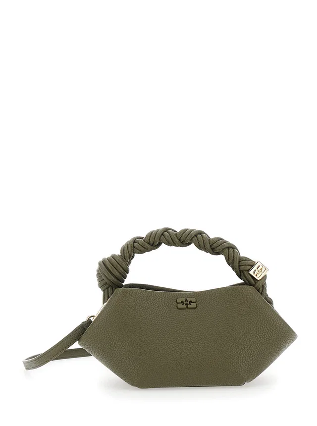 GANNI Bou Mini Bag — Green Polyurethane in Green from HEWI