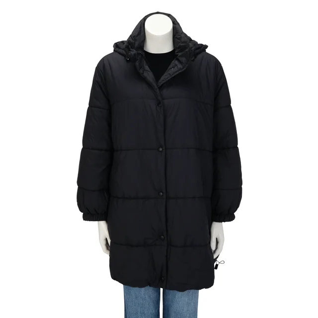 Givenchy Oversized Puffer Jacket in Black Nylon from Blue Spinach