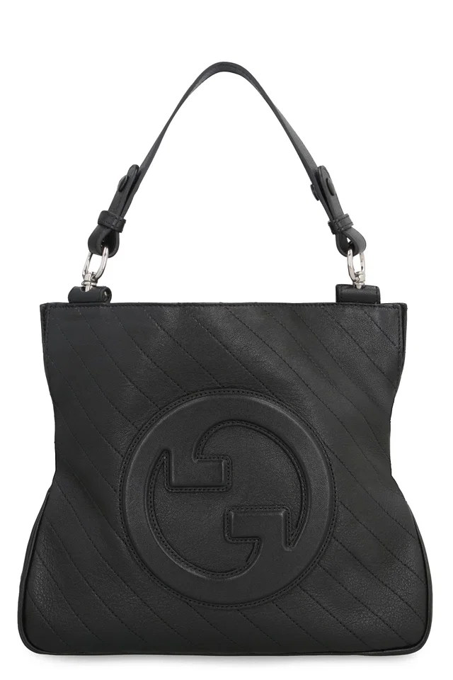 Gucci Blondie Shoulder Bag — Black Lamb Leather in Black Lambskin from HEWI