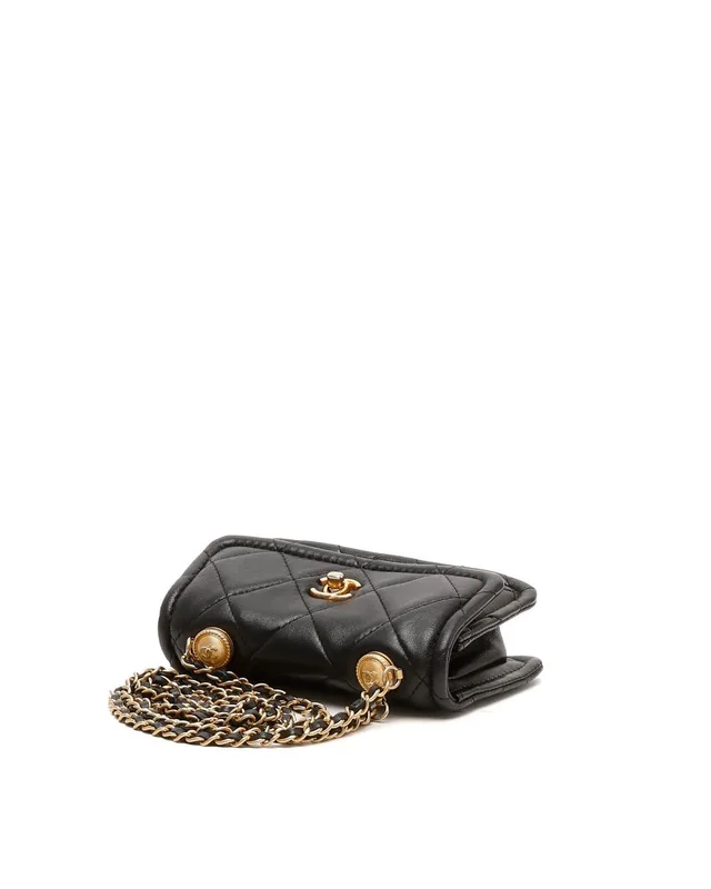 Chanel CC Mini Square Flap Bag in Leather from A Retro Tale, photo 4 of 9
