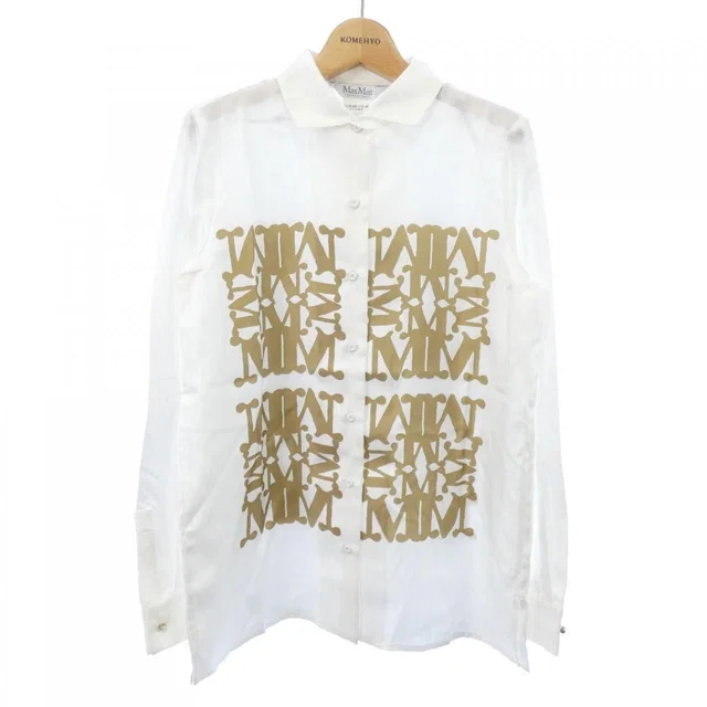 Max Mara Shirt White in White from The Reluxe
