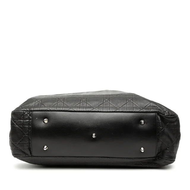 Large Lambskin Cannage Lady Dior Soft Shopping Tote in Lambskin from HEWI, photo 3 of 4
