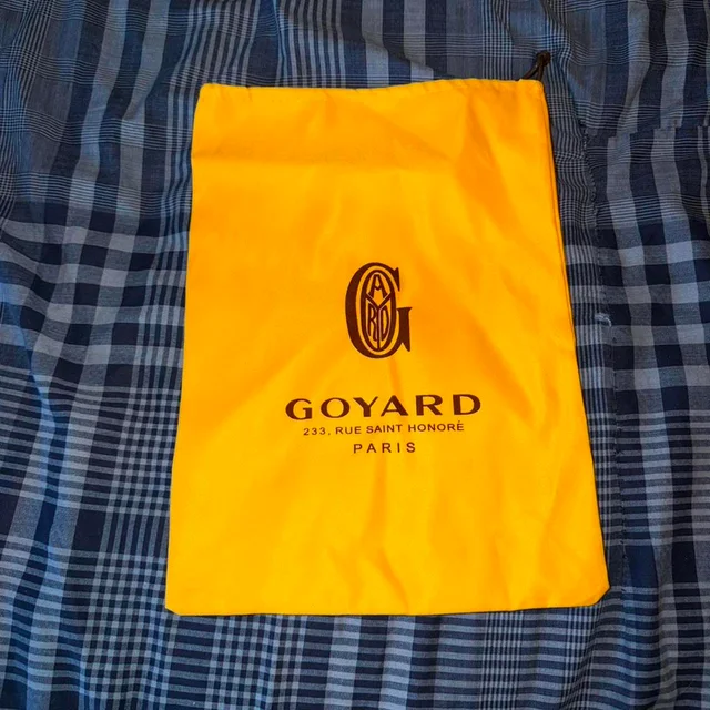 Goyard Men's Bag - Yellow/Gold in yellow|gold from Depop, photo 1 of 1