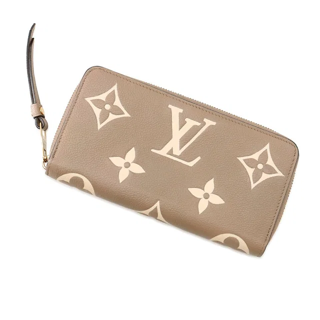 Louis Vuitton Zippy Wallet Tourterelle claimM69794 Bicolor Monogram Empreinte Leather in Leather from GALLERY RARE