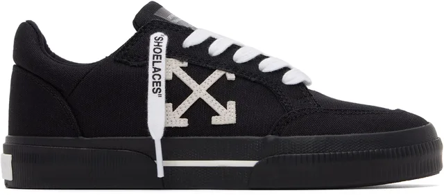 Black Low Vulcanized Sneakers