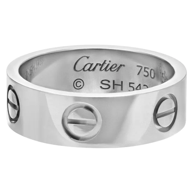 Cartier Love ring in White White Gold from Gray And Sons