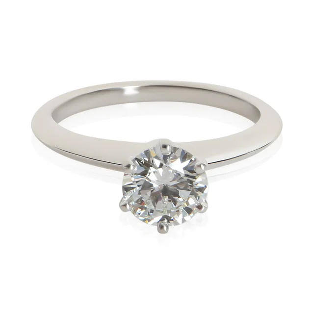 Tiffany & Co. 0.96 ct Round Brilliant Diamond Engagement Ring from myGemma