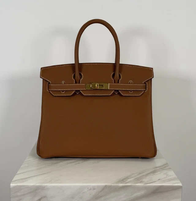 Hermès Birkin 30 Gold Togo Gold Hardware in Gold Togo leather from Luxury Promise