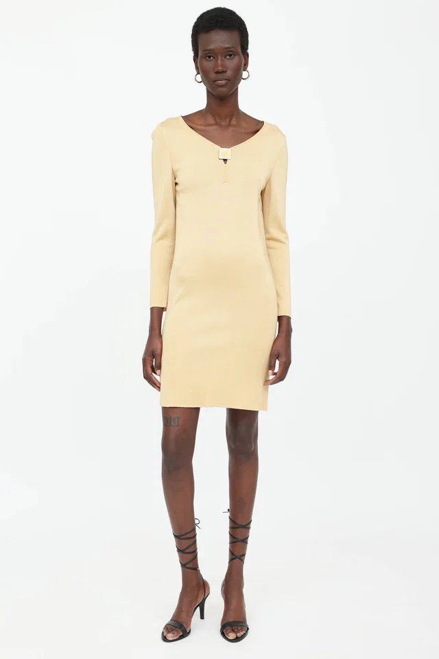 Celine Knit Shift Dress from VSP Consignment