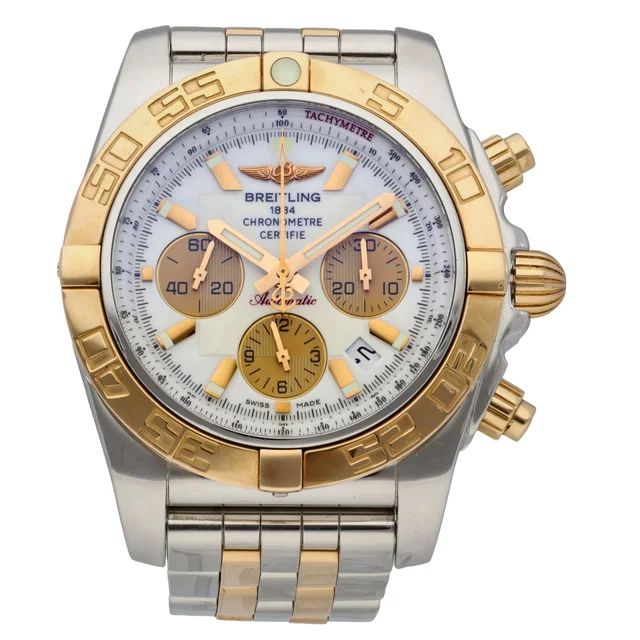 Breitling Chronomat CB0110 44mm Bi-Colour Watch from H&T