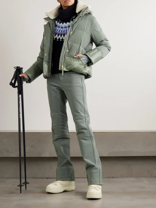 BOGNER Madei belted stretch-shell straight-leg ski pants in Green, photo 2 of 2 from NET-A-PORTER (Canada)