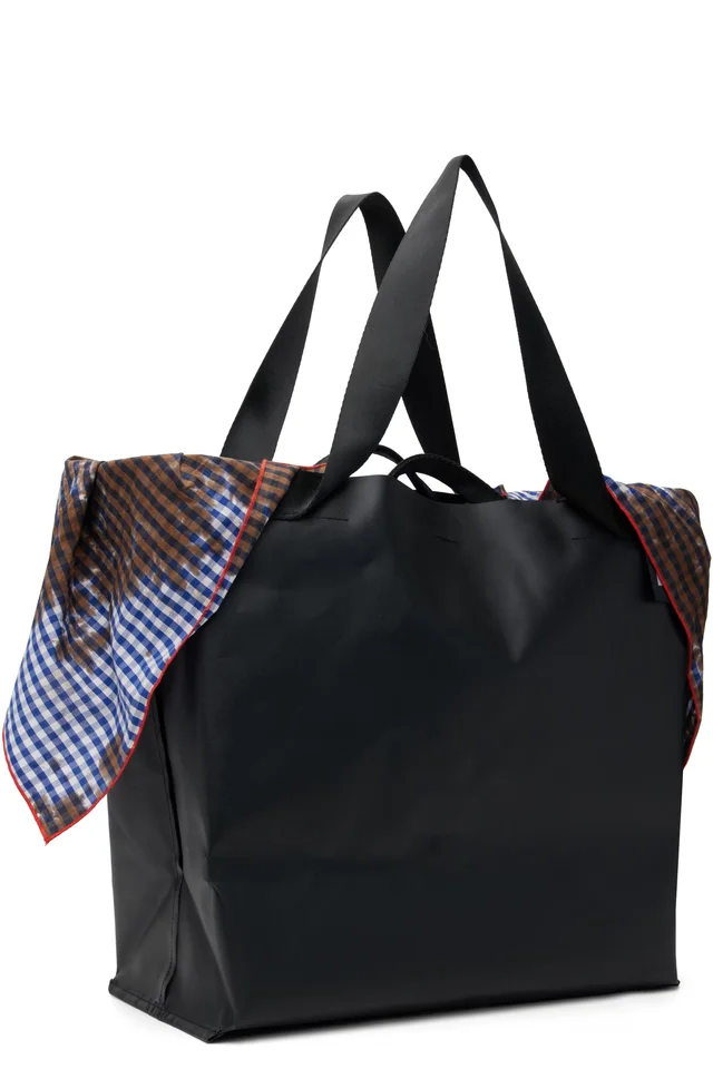 Ottolinger Black PU Beach Tote, photo 3 of 4 from SSENSE