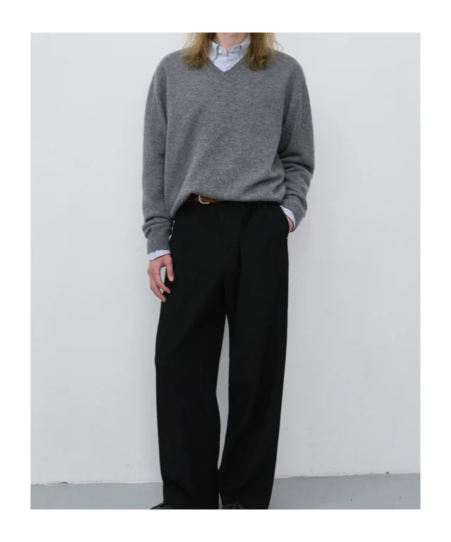 Dunst V-Neck Cashmere Knitted Sweater, photo 8 of 8 from SENSER