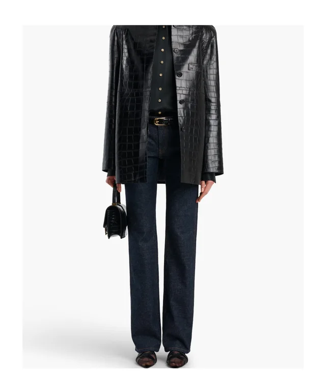 Khaite Mid-Rise Straight-Leg Jeans, photo 3 of 5 from SENSER