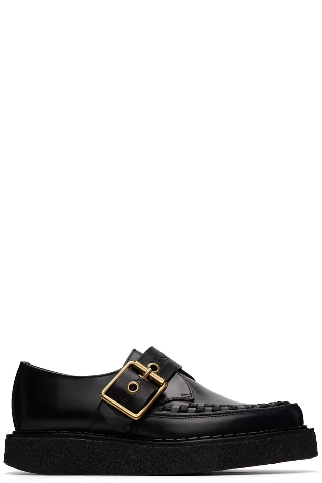 Black George Cox Edition Point Toe Monkstraps, image 1 of 1 from SSENSE