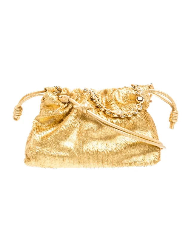 Loewe Leather Shoulder Bag 2024 w/ Tags in gold Leather from The RealReal