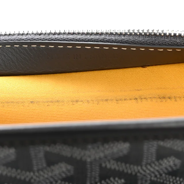 Goyard Goyardine Jouvence MM Toiletry Pouch Grey in Grey Coated canvas from FASHIONPHILE, photo 8 of 12