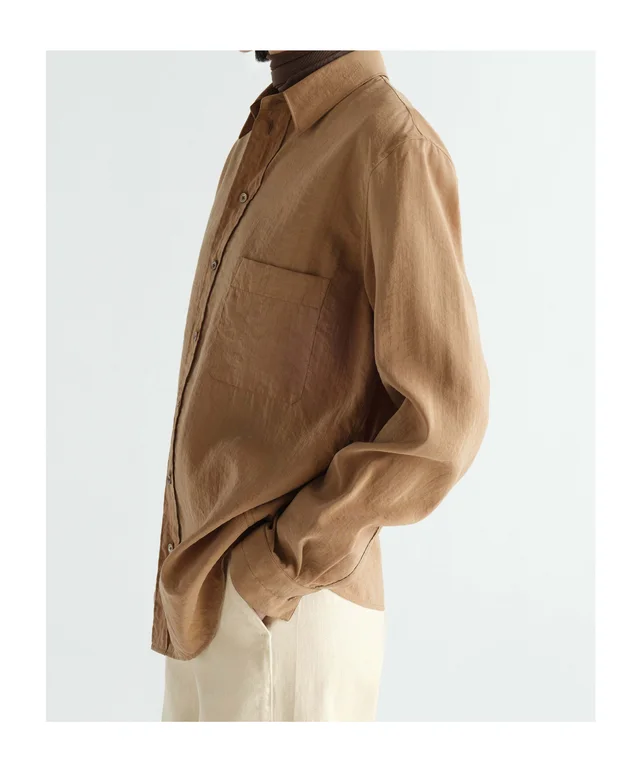 Lemaire Regular Shirt In Dry Silk, photo 4 of 5 from SENSER