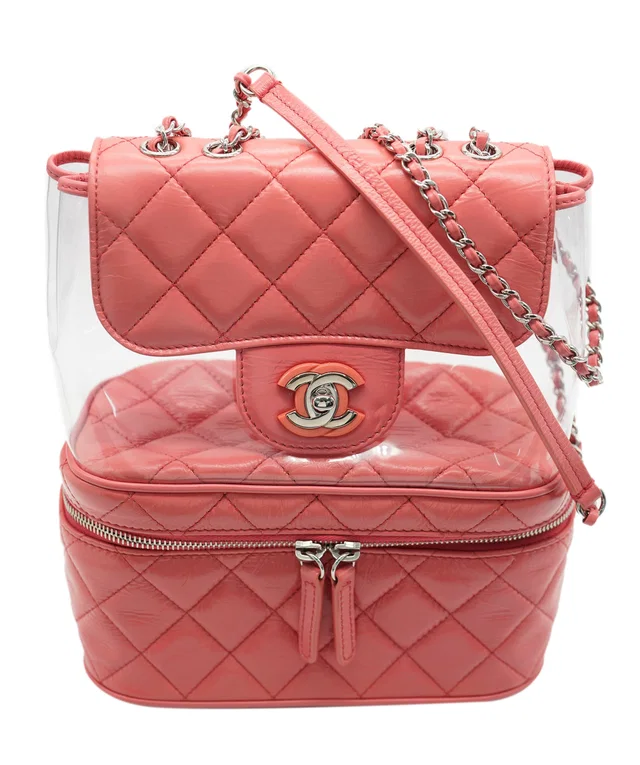 Chanel pink/pvc bag in Pink from Luxury Promise