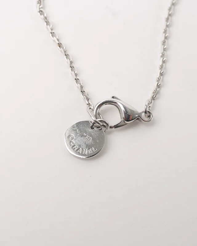 Chanel Ultra 18k White Gold Necklace in White from A Retro Tale, photo 7 of 8