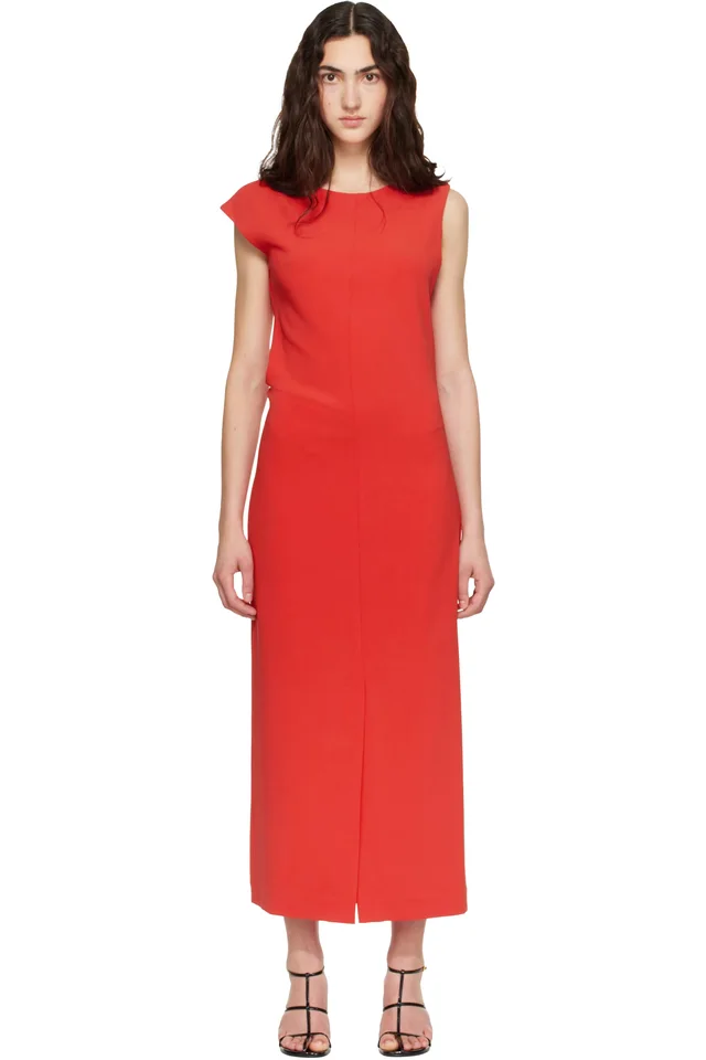 Red Damea Maxi Dress, image 1 of 1 from SSENSE