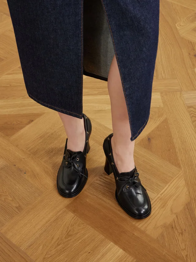 BALLY Saule leather pumps in Black, photo 2 of 2 from NET-A-PORTER (Canada)