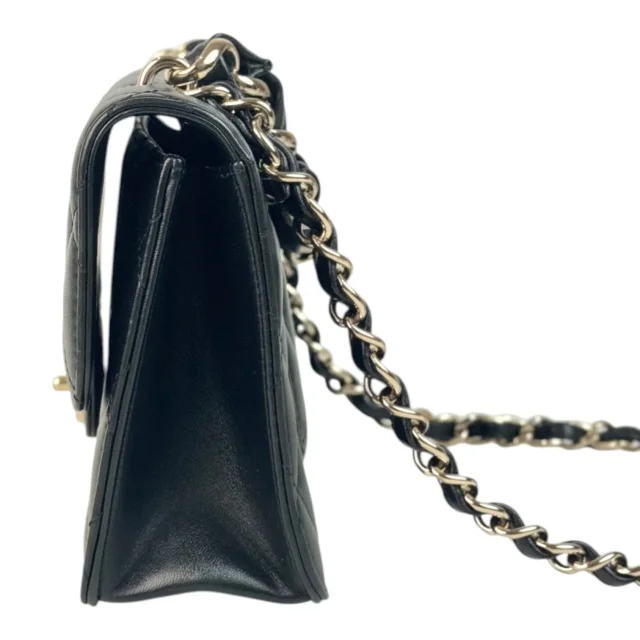 Chanel Seasonal Lambskin Flap Bag With Top Handle in Lambskin from Luxury Promise, photo 4 of 6