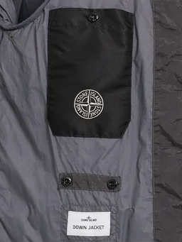 Stone Island Short Hooded Down Jacket in 0% Polyamide, photo 4 of 4 from LUISAVIAROMA