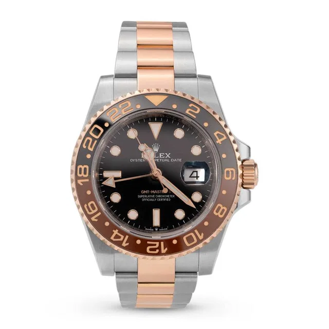 Rolex Gmt-Master Ii GMT Automatic Chronometer Black Dial Mens Watch 126711CHNR in pink|silver|gold|gray|black from Jomashop.com