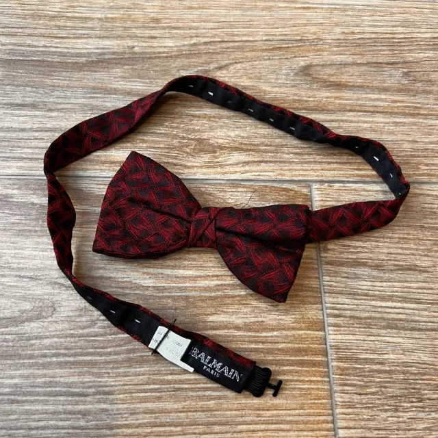 Balmain Luxury Bow Tie in red from Grailed