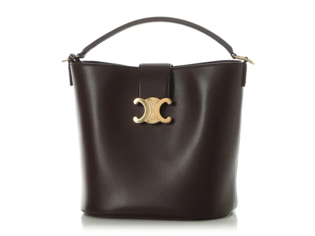Celine Medium Deep Burgundy Louise in Burgundy Leather from Ann's Fabulous Finds, photo 3 of 10