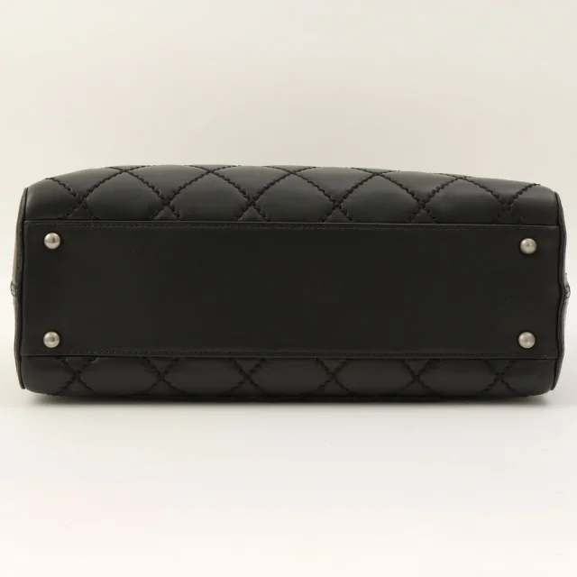Chanel Around 2007 Wild Stitch Handbag Black from VINTAGE QOO TOKYO, photo 10 of 12