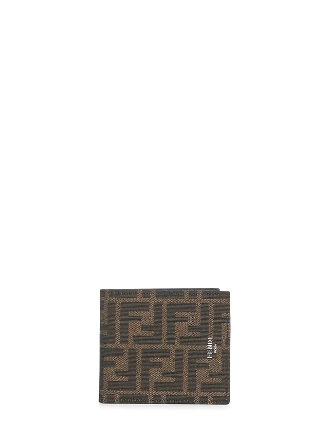 Fendi Ff Wallet — Brown Calf Leather & Cardholders in Brown Calfskin from HEWI