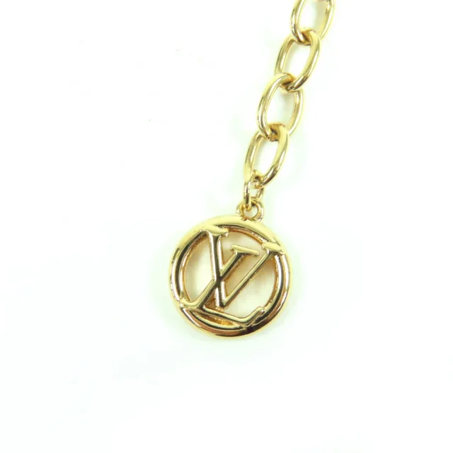 My LV Heart Rhinestone Necklace in Gold Gold-plated metal from LuxUness, photo 7 of 9